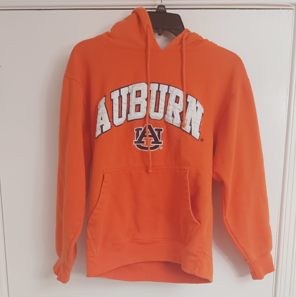 Men's Vintage Auburn Tigers Orange Hoodie